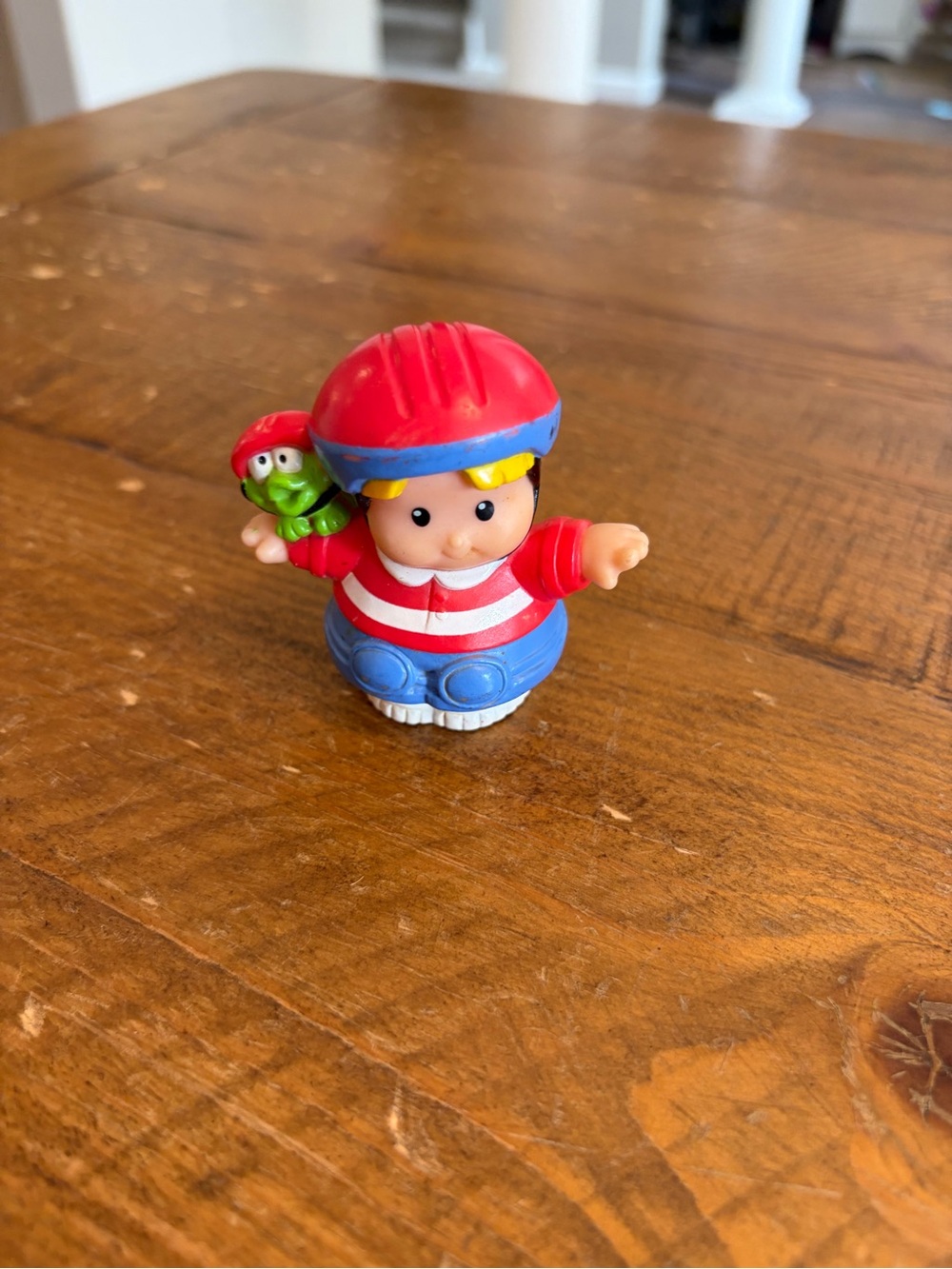 Fisher Price Little People skateboard Eddie  as is